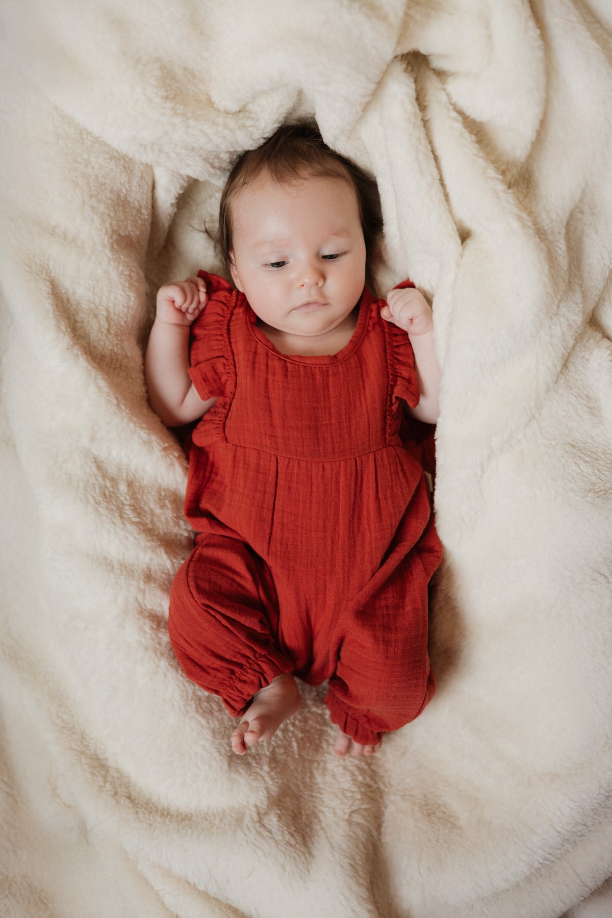 Musselin Jumpsuit, GOTS