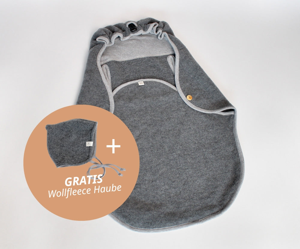 Einschlagdecke Merinowolle Set, GOTS