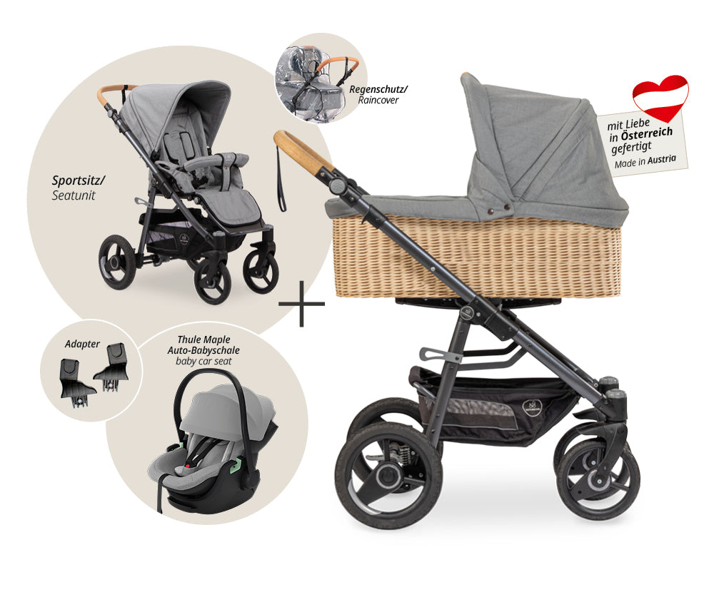 Naturkind Lux Evo mit Handbremse 3in1