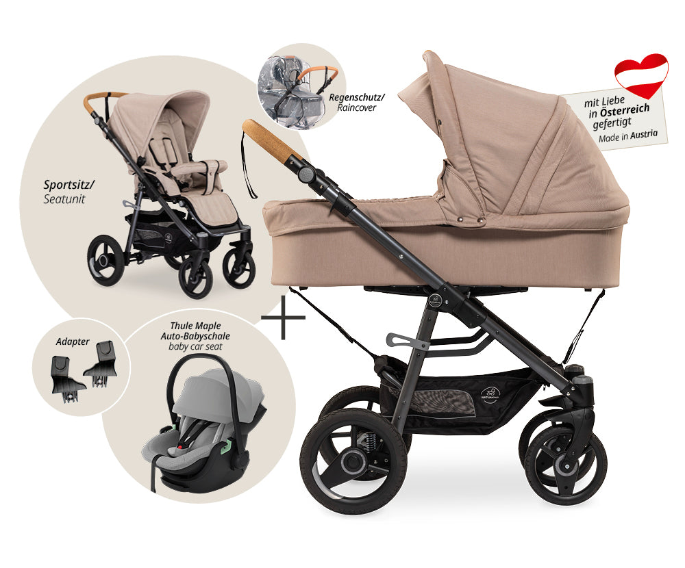 Naturkind Lux Evo mit Handbremse 3in1