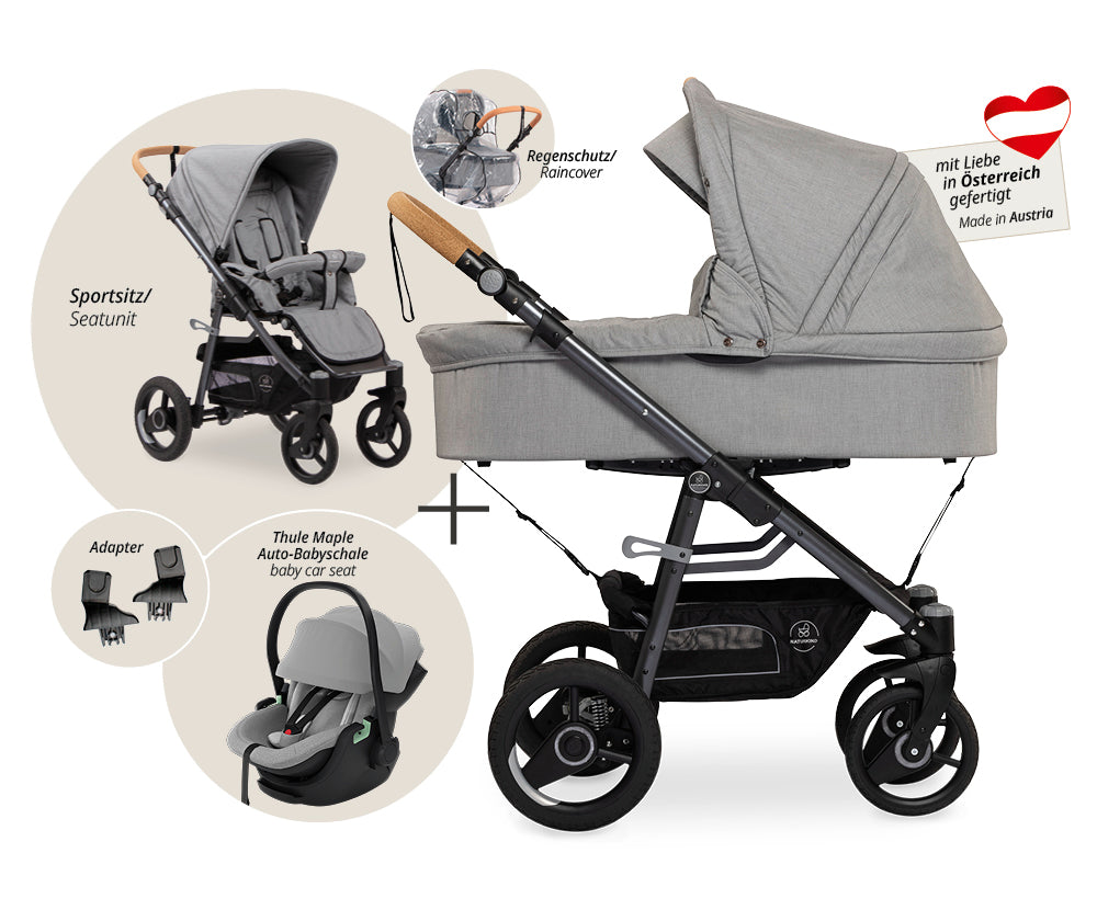 Naturkind Lux Evo mit Handbremse 3in1