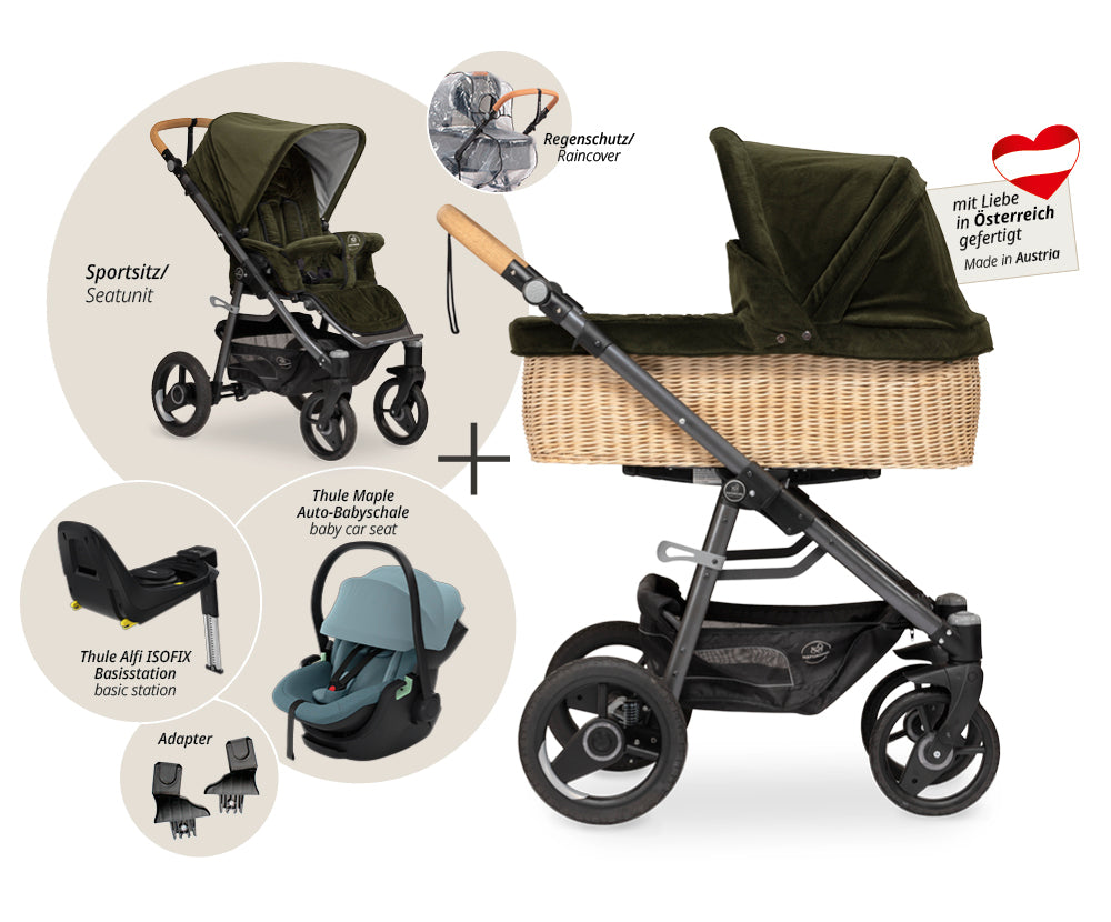 Naturkind Lux Evo mit Handbremse 4in1