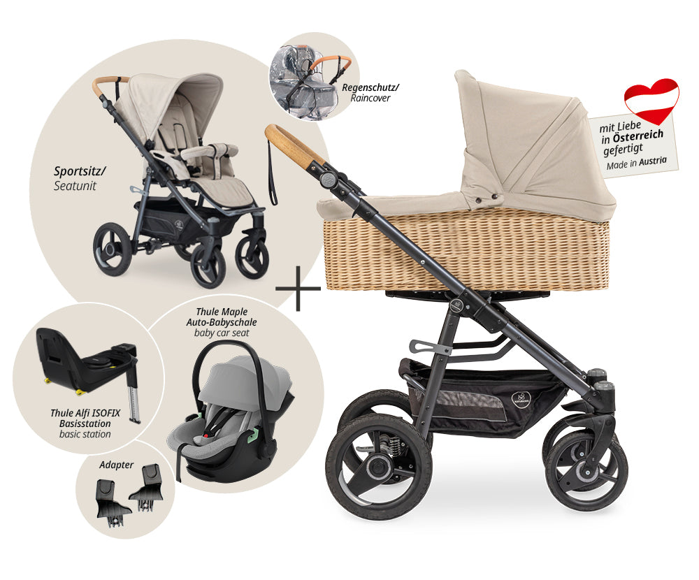 Naturkind Lux Evo mit Handbremse 4in1