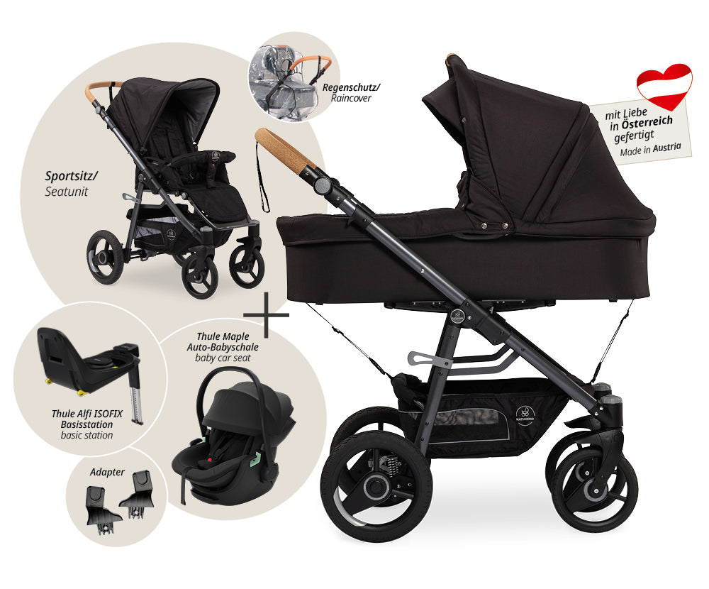 Naturkind Lux Evo mit Handbremse 4in1