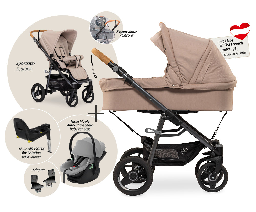 Naturkind Lux Evo mit Handbremse 4in1