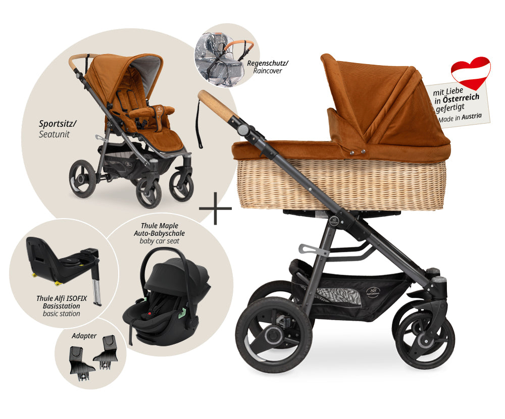 Naturkind Lux Evo mit Handbremse 4in1