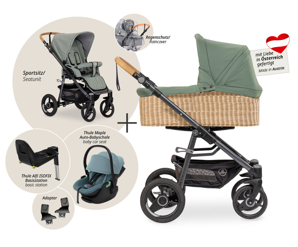 Naturkind Lux Evo mit Handbremse 4in1