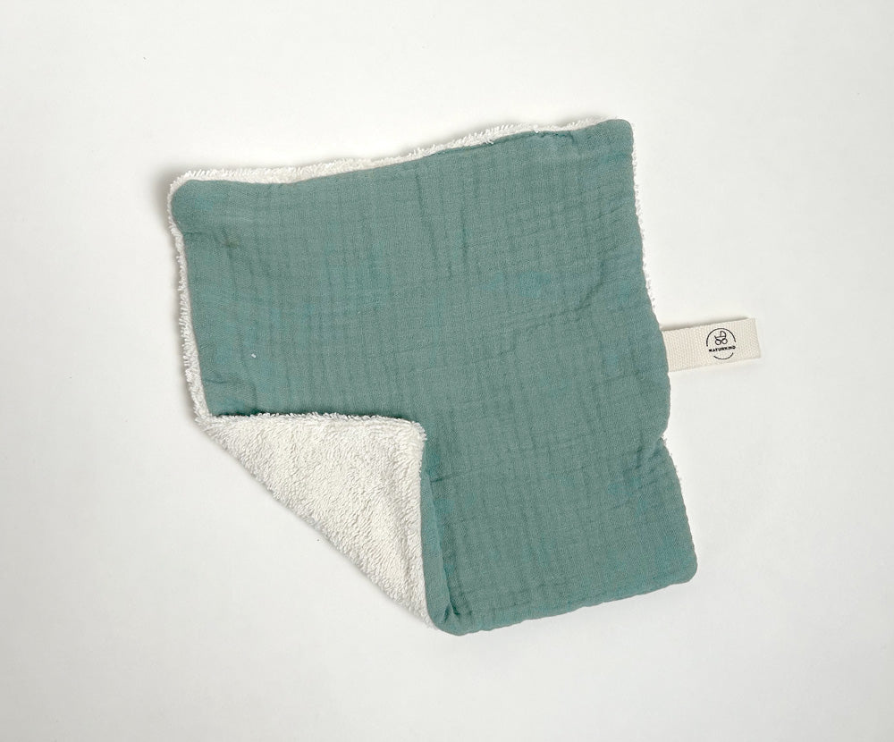 Bio-Musselin Waschlappen 3er Set