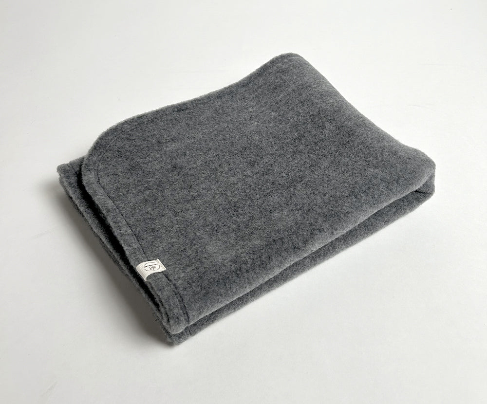 Wool fleece blanket set