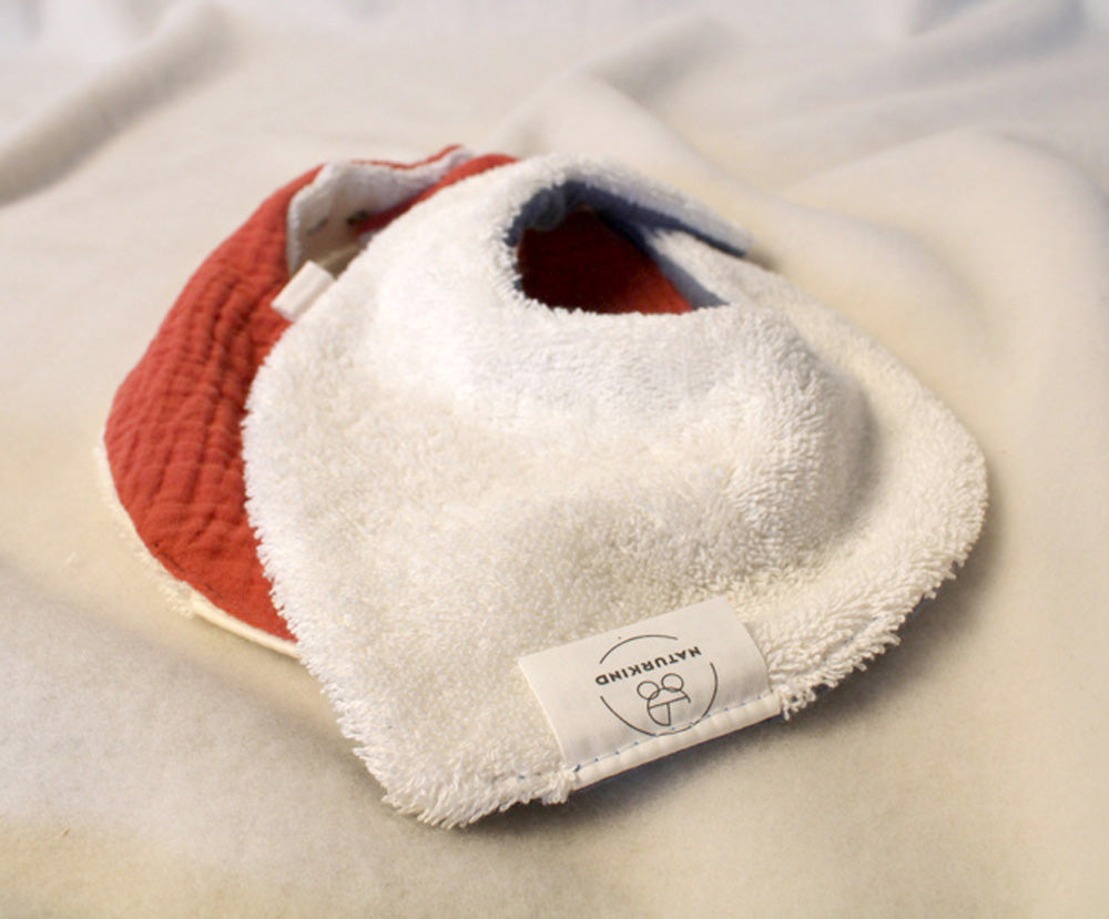 Bio-Musselin Lätzchen-Set