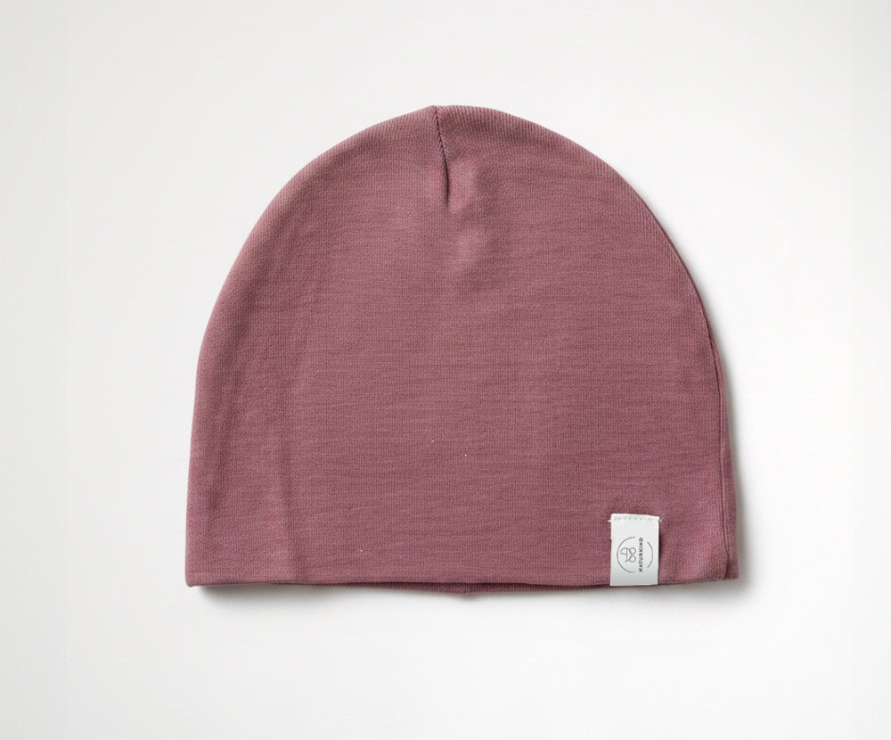 Wool & silk baby hat