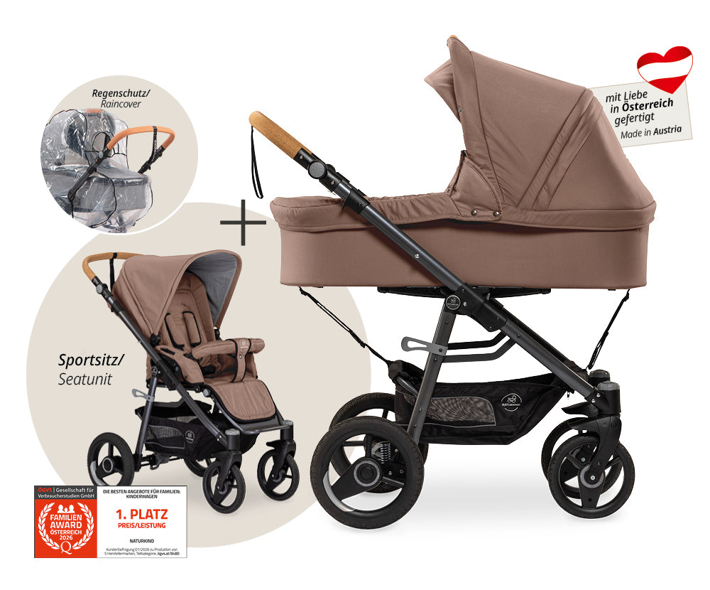Naturkind Lux Evo mit Handbremse 2in1