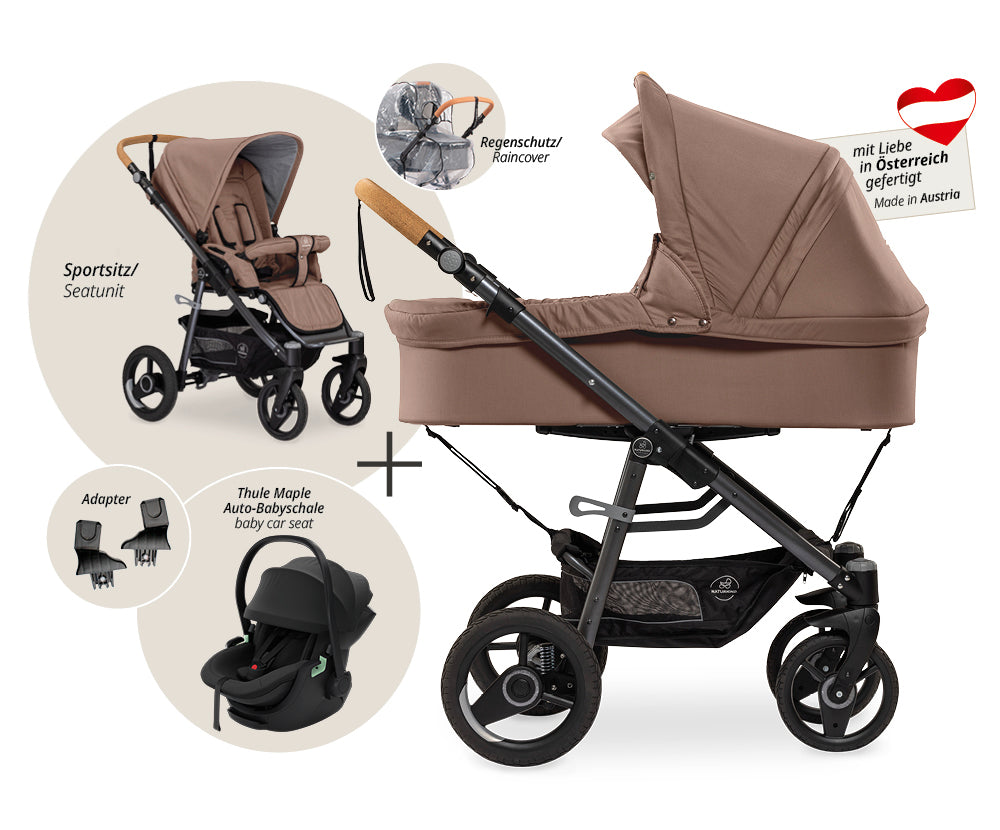 Naturkind Lux Evo mit Handbremse 3in1