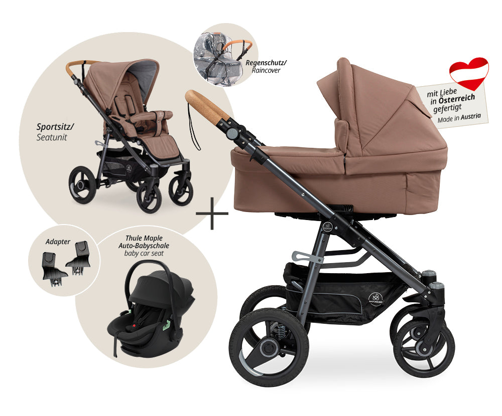 Naturkind Lux Evo mit Handbremse 4in1