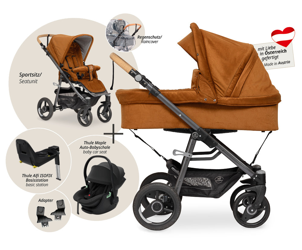 Naturkind Lux Evo mit Handbremse 4in1