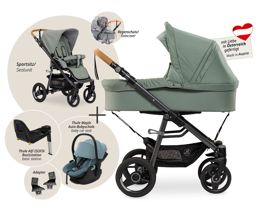Naturkind Lux Evo mit Handbremse 4in1
