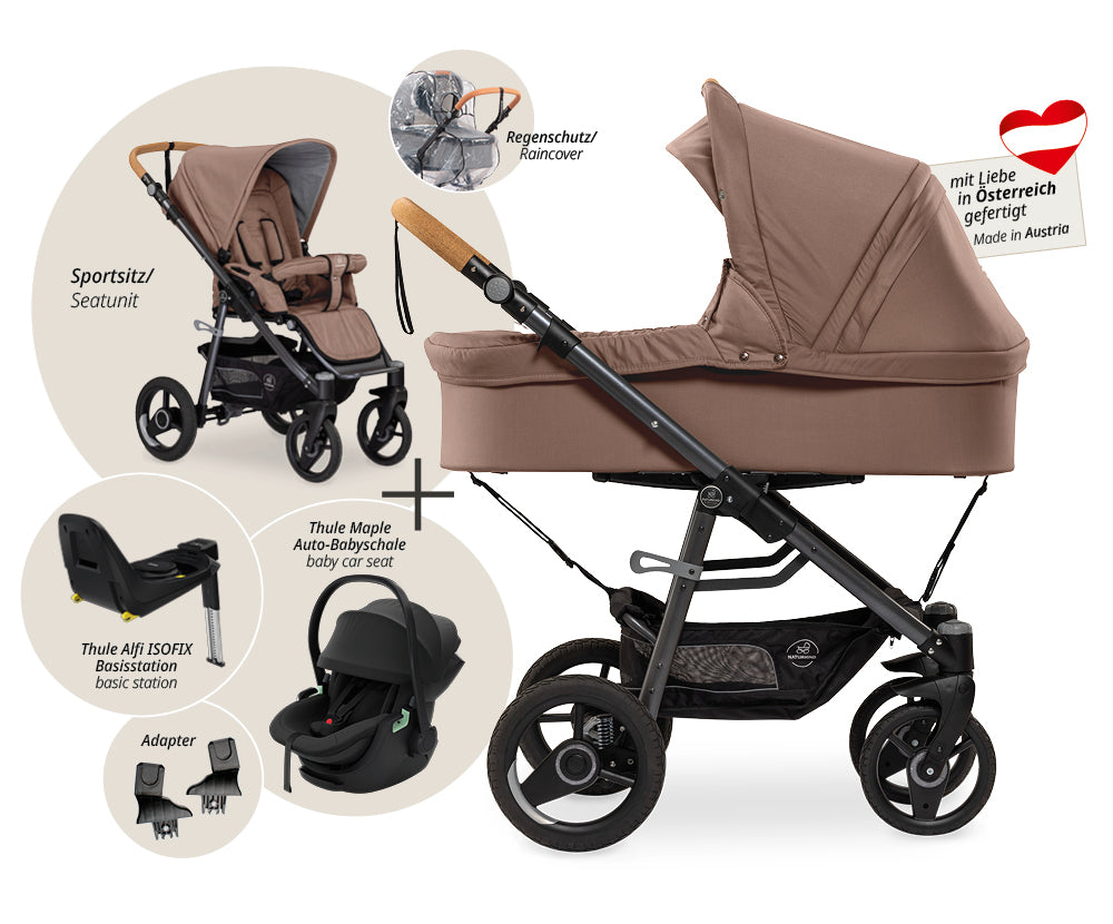 Naturkind Lux Evo mit Handbremse 4in1