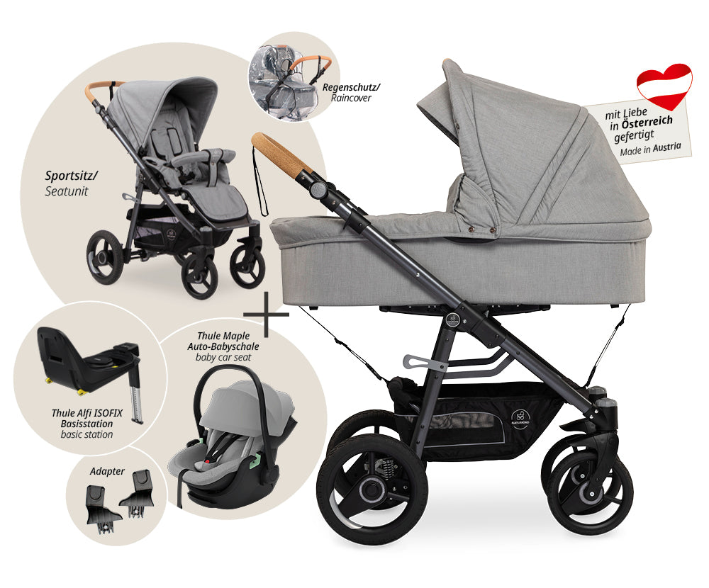 Naturkind Lux Evo mit Handbremse 4in1