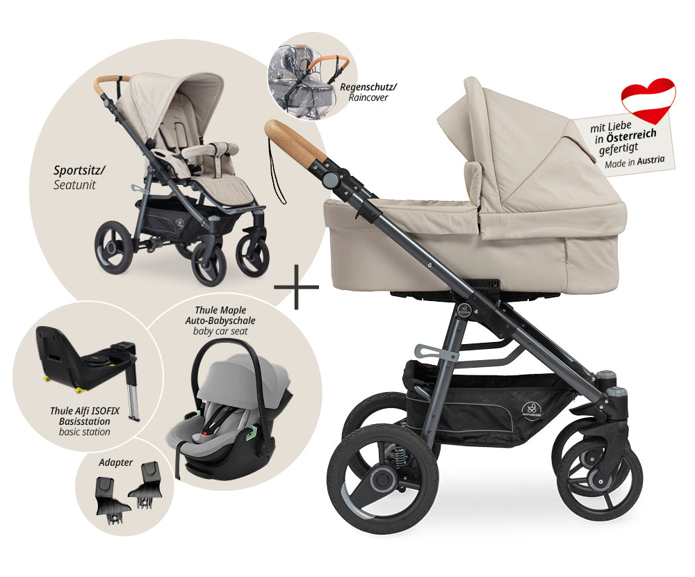 Naturkind Lux Evo mit Handbremse 4in1