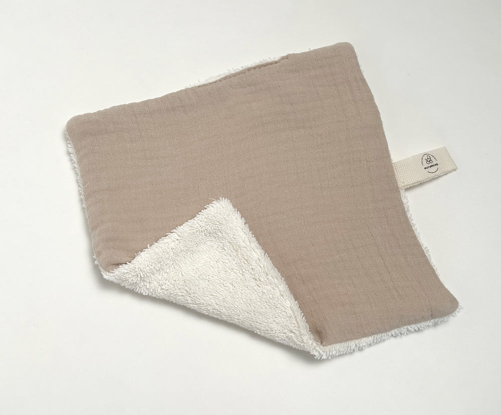 Bio-Musselin Waschlappen 3er Set