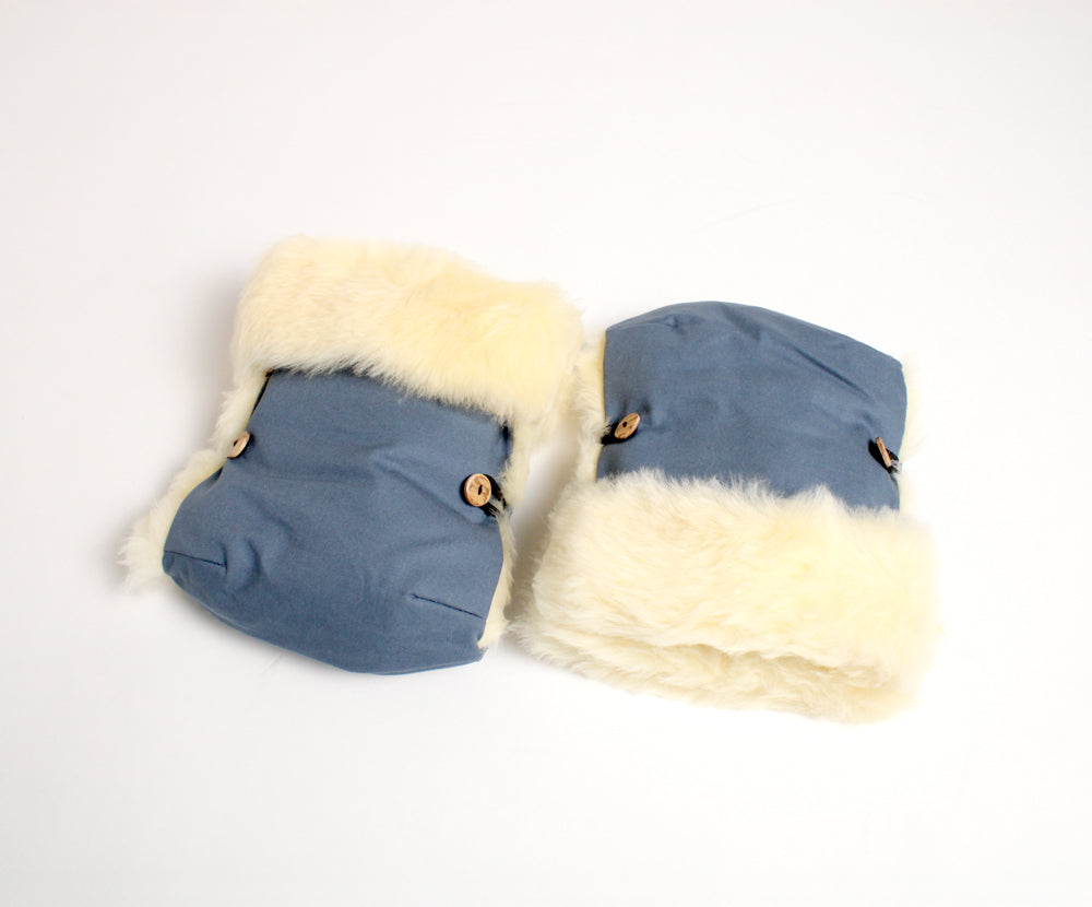 Lammfell Kinderwagen-Handschuhe