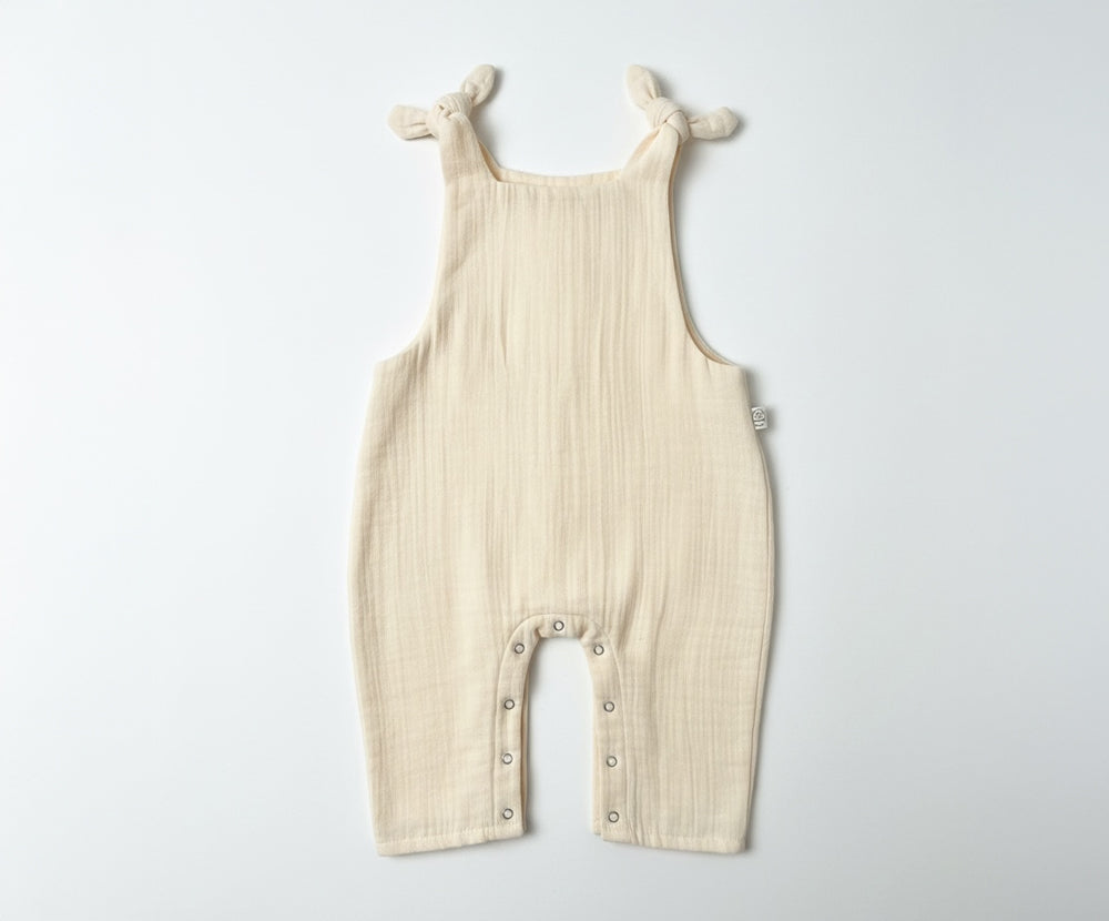 Muslin dungarees long, GOTS