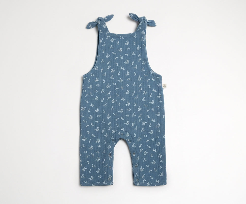 Musselin Latzhose lang, GOTS