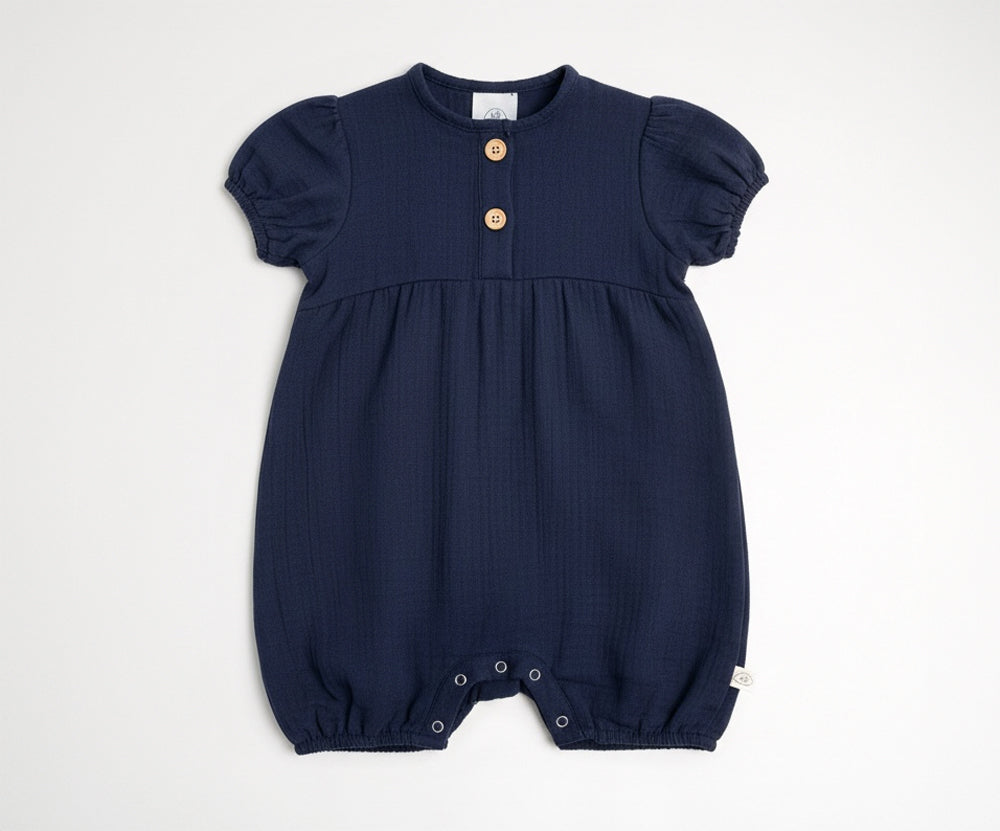 Musselin Sommer-Overall, GOTS