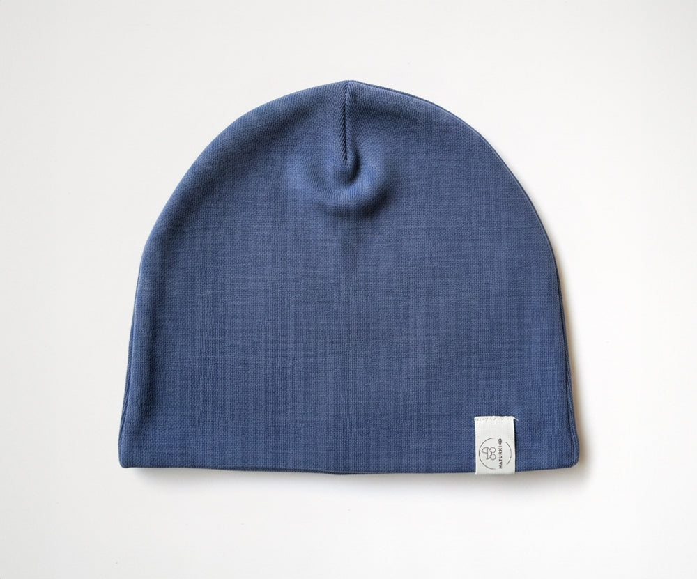 Wool & silk baby hat
