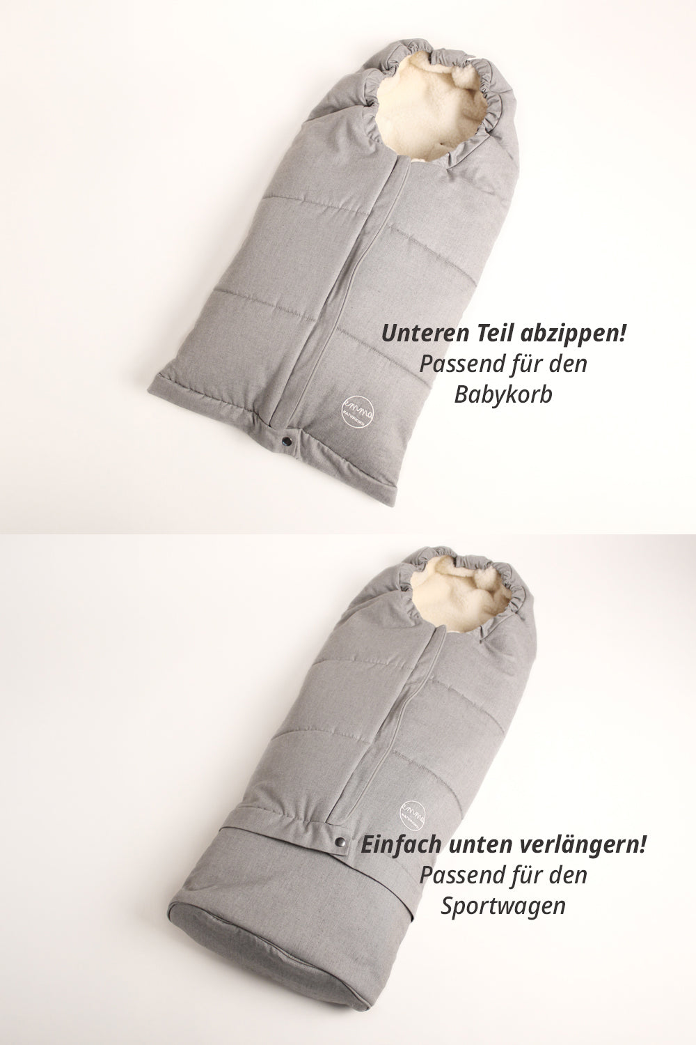 Wollfußsack Emma Set