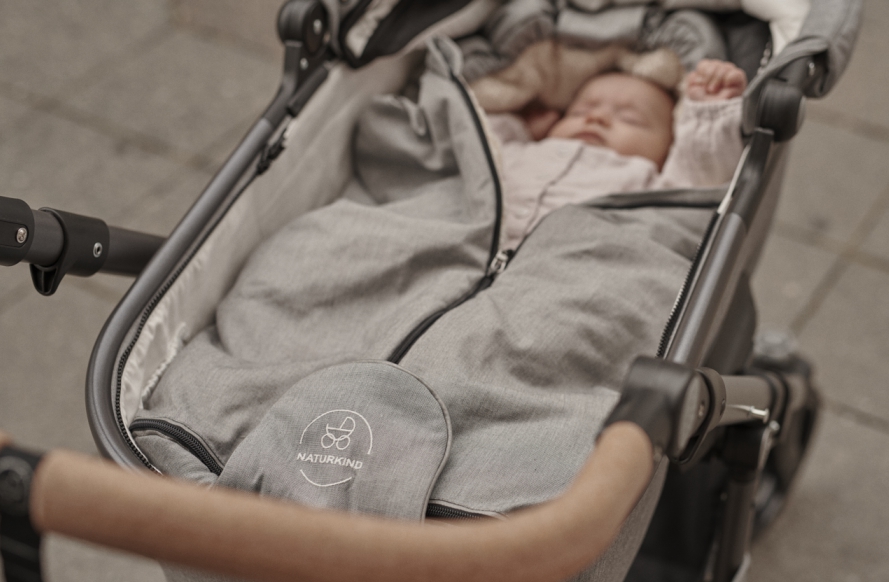 Baby Lammfellsack für Kinderwagen